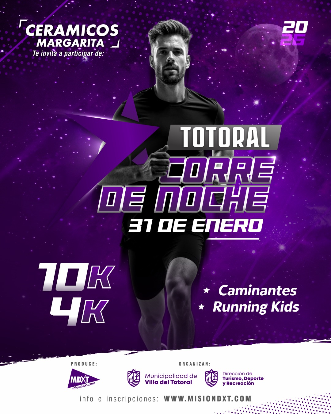 TOTORAL CORRE DE NOCHE 3° EDICION 2026