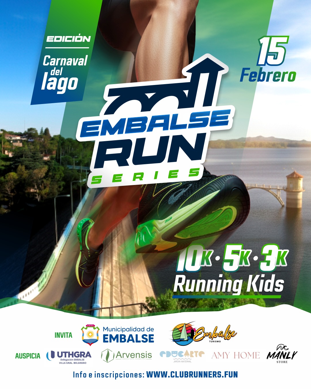 EMBALSE RUN SERIES - EDICION CARNAVAL DEL LAGO